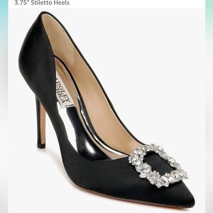 Badgley Mischka Black Cher Pump